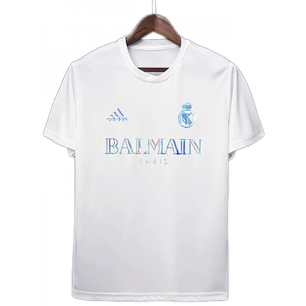 Real madrid training jersey soccer uniform men's sportswear white football tops sports vest 20240-2025